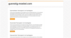 Desktop Screenshot of guenstig-moebel.com